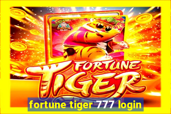 fortune tiger 777 login